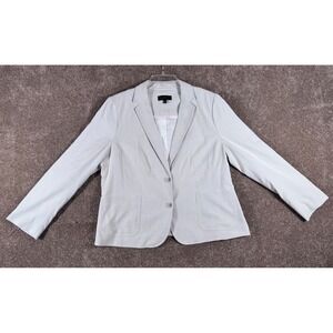 Talbots‎ Womens Blazer Size 18 Pinstripe Single Breasted Button Front NWOT